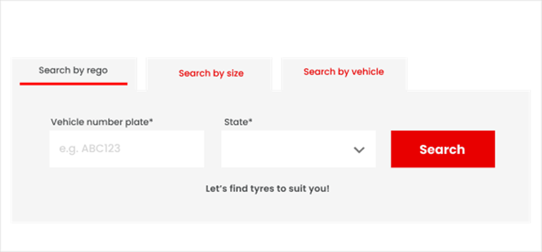 Search tyres