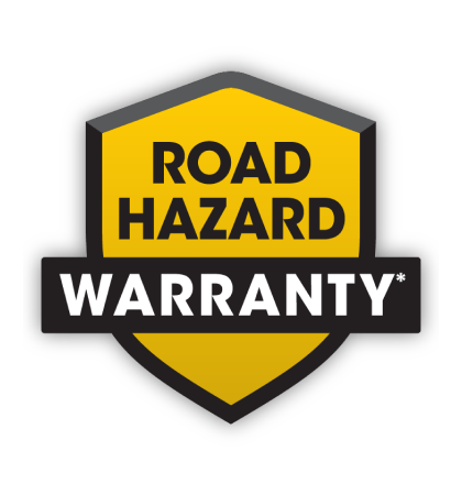 Bridgestone tyre Road Hazard Warranty. Image of the Bridgestone tyre Road Hazard Warranty logo.