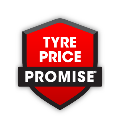 Tyre Price Promise. Buy tyres online with Australia's most trusted tyre brand, Bridgestone. Tyre Price Promise logo.