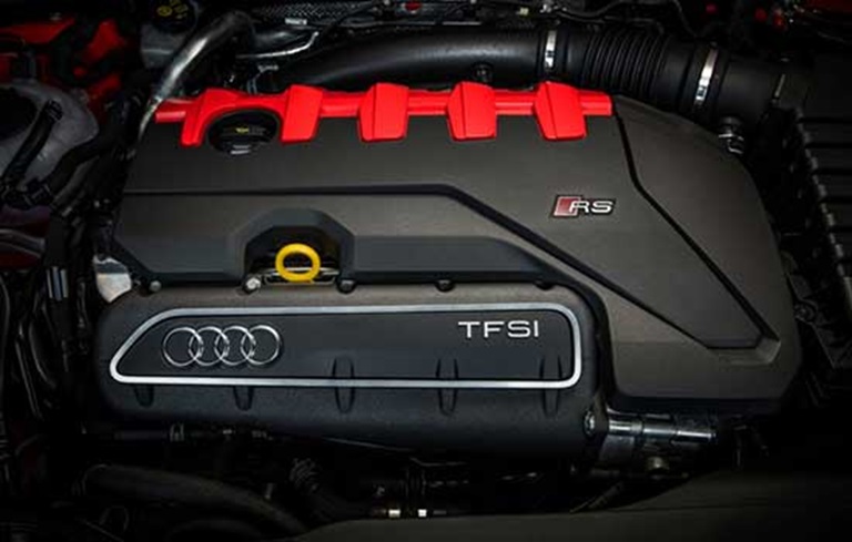 Audi 2.5-litre five-cylinder turbocharged engine