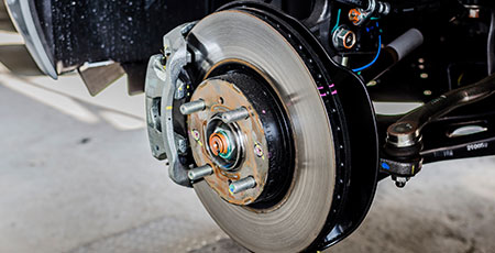 Find a store near you to have your brake pad serviced. Image of brake pad service.