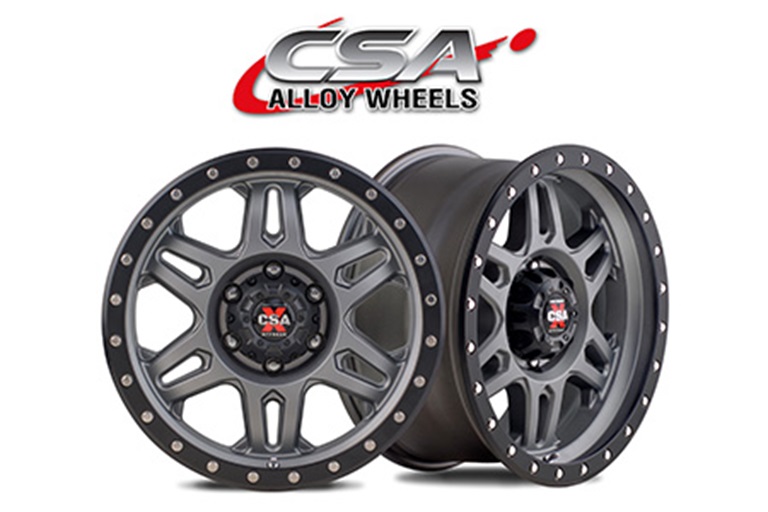 CSA Alloy Wheels. Wheel & tyre packages. Image of wheel & rims.