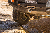 Explore the best range of all terrain tyres with the Dueler pattern. Image of Dueler tyre driving in off road.