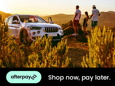 Afterpay - Shop now, pay later banner for buy tyres online