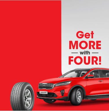 4th tyre FREE on selected Firestone Destination