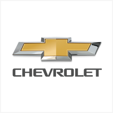 Clickable Chevrolet car logo with information about Chevrolet car tyres and SUV tyres.