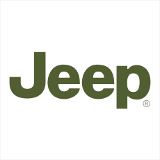 Clickable Jeep car logo with information about Jeep car tyres and SUV tyres.