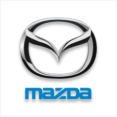 Clickable Mazda car logo with information about Mazda car tyres and SUV tyres.