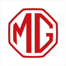 Clickable MG car logo with information about MG car tyres and SUV tyres.