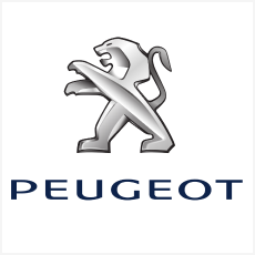 Clickable Peugeot car logo with information about Peugeot car tyres and SUV tyres.