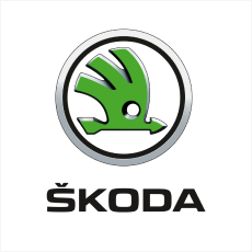 Clickable Skoda car logo with information about Skoda car tyres and SUV tyres.