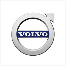Clickable Volvo car logo with information about Volvo car tyres and SUV tyres.