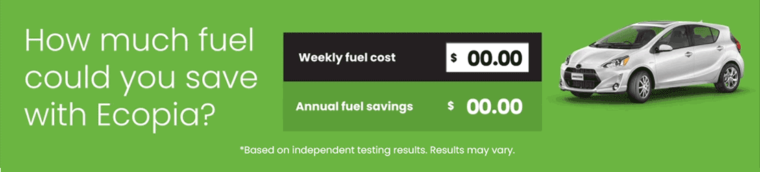 Fuel saving tyre calculator for car, SUV & 4WD. How much money could you save? Image of fuel saving tyre calculator.