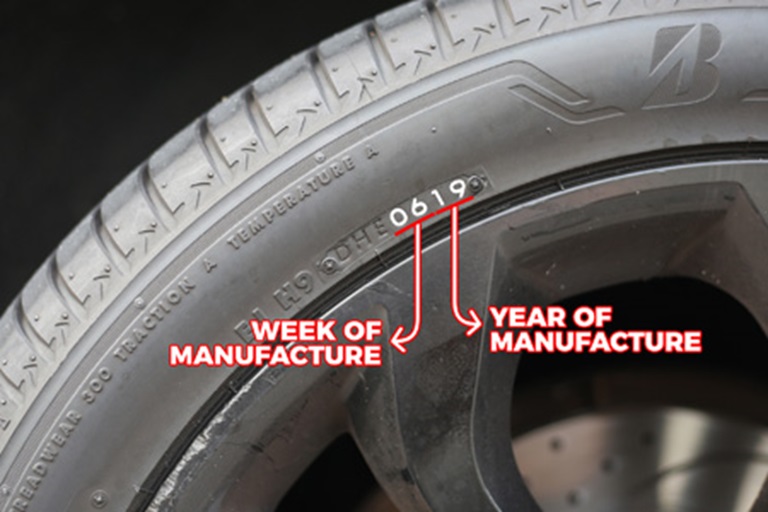 Tyre Manufacturing Date - Tyre Date Code | Bridgestone
