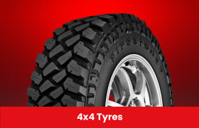 30% OFF selected Firestone 4x4 / SUV tyres