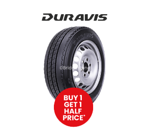 Buy 1 Get 1 Half Price Duravis Light Commercial tyres