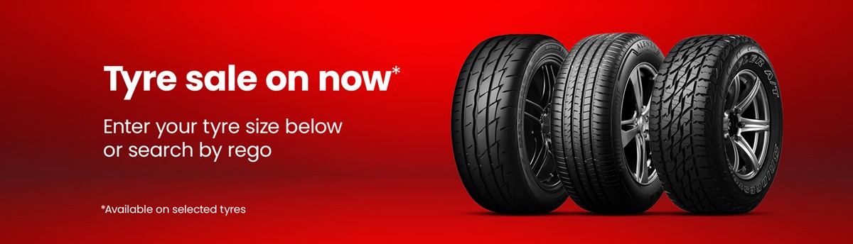 Tyre sale on now