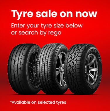 Tyre sale on now